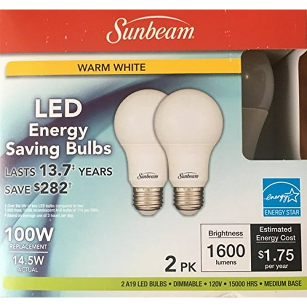 5000K Daylight 15W = 100W Light Bulb 100 Watt Equivalent 3 Years Warranty 4 Pack Fluxtronics Ltd Fluxtronics A19 ~ A21 LED Light Bulb E26 LED Bulb Energy Star Certified UL-Listed Non Dimmable 1600 Lumens 5000K Daylight 15W = 100W Light Bulb 100 Watt Equivalent 3 Years Warranty 4 Pack Fluxtronics Ltd Fluxtronics A19 ~ A21 LED Light Bulb E26 LED Bulb Energy Star Certified UL-Listed Non Dimmable 1600 Lumens